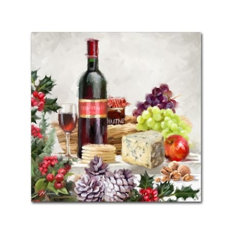 The Macneil Studio 'Xmas Food' Canvas Art,35x35